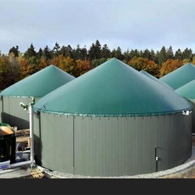 Bâche à biogaz simple membrane en film PVC personnalisée pour réservoirs en acier ou en béton